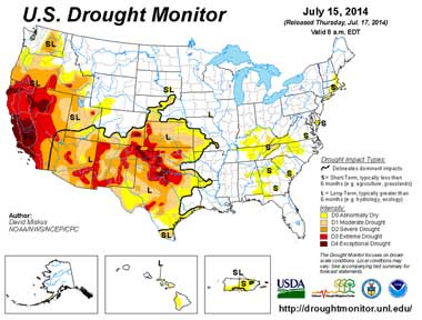Sequía en Estados Unidos podría ser “apocalíptica”